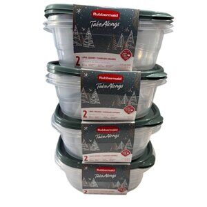 Rubbermaid TakeAlongs 11.7 Cup Food Storage Containers 8 Pack